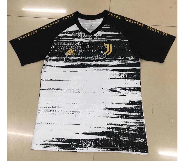 Juventus Black White Training Shirt 2020/21